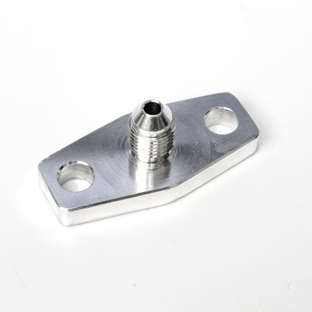 Oil Feed Flange with -4 Male Flare (T3, GT37, GT40, GT42, GT45, GT47, GTX50, GT55)
